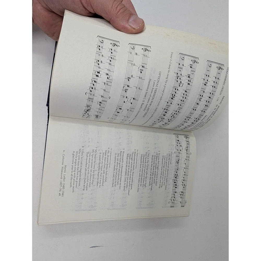 Vintage 1983 Hymns & Psalms Words & Music Blue Hardcover Methodist Publishing